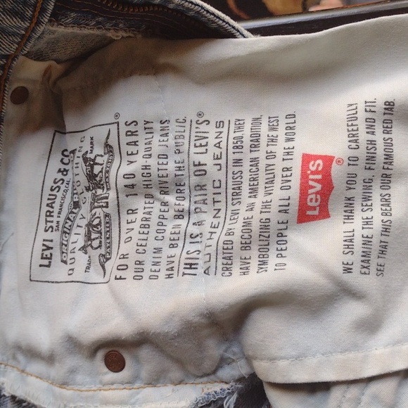 Levi's | Jeans | Levis 55 Usa Blank Red Tab Relaxed Fit Tapered Leg ...